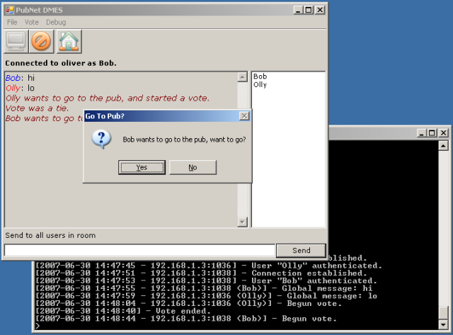 A screenshot from PubNet.